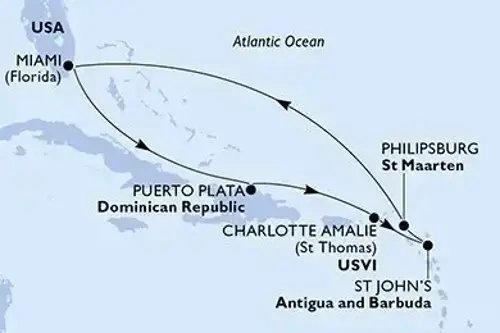 Маршрут круїзу