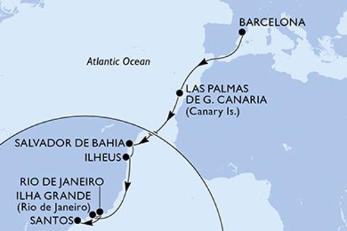 Маршрут круїзу