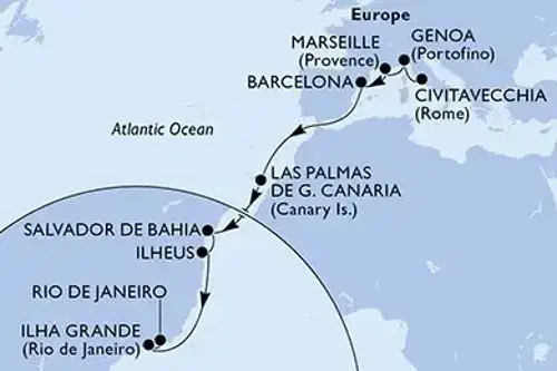 Маршрут круїзу