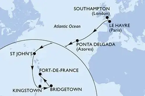 Маршрут круїзу