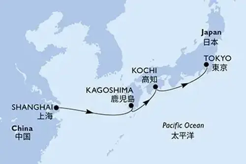 Маршрут круиза