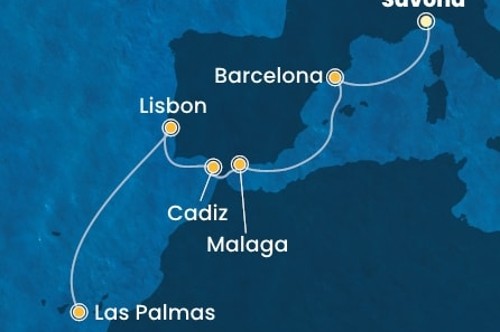 Маршрут круиза