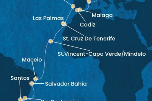 Маршрут круиза