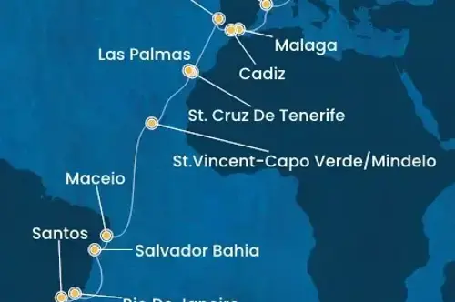 Маршрут круиза