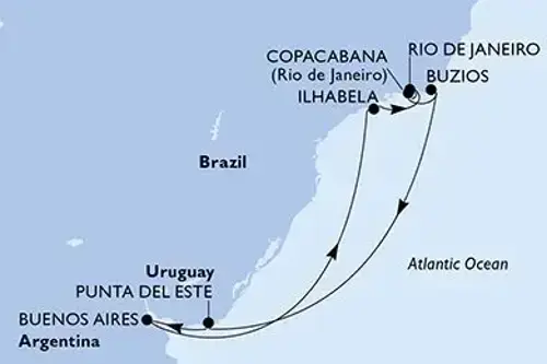 Маршрут круїзу