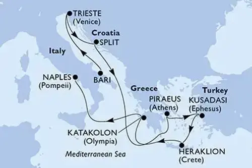 Маршрут круїзу