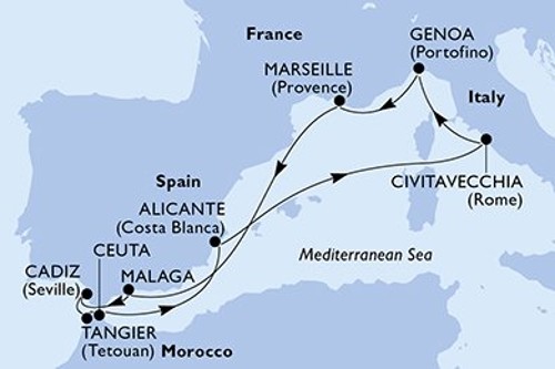 Маршрут круїзу