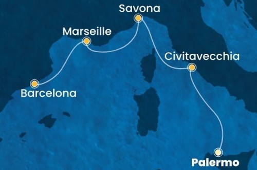 Маршрут круиза