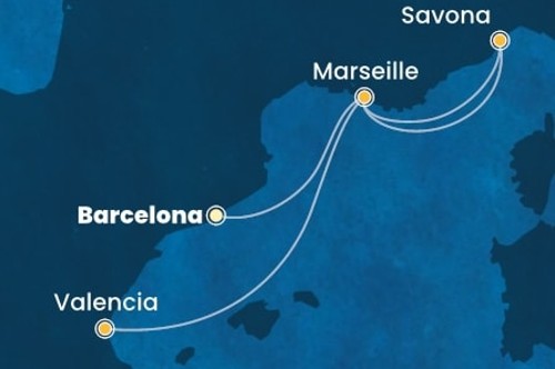 Маршрут круиза