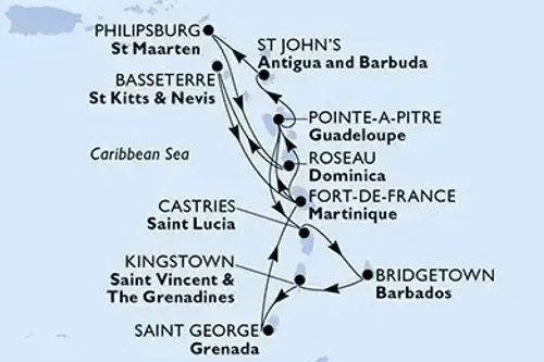 Маршрут круїзу