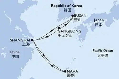 Маршрут круиза