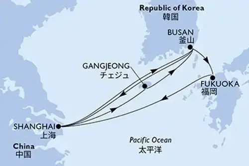 Маршрут круиза