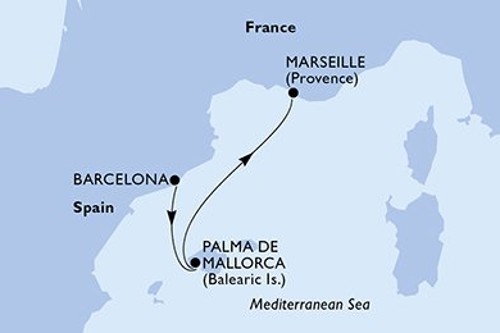 Маршрут круиза