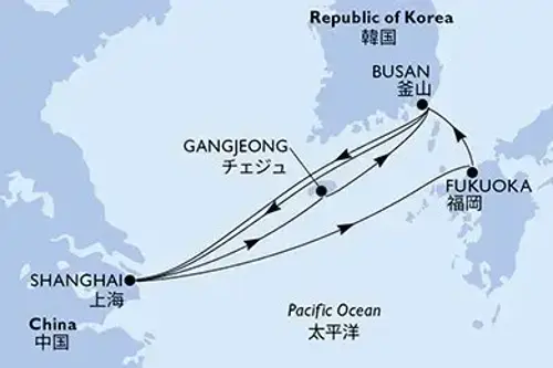 Маршрут круиза