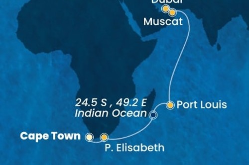 Маршрут круиза