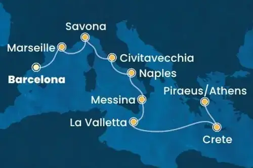 Маршрут круиза