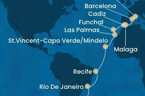 Маршрут круиза