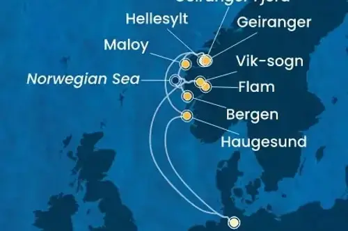 Маршрут круиза