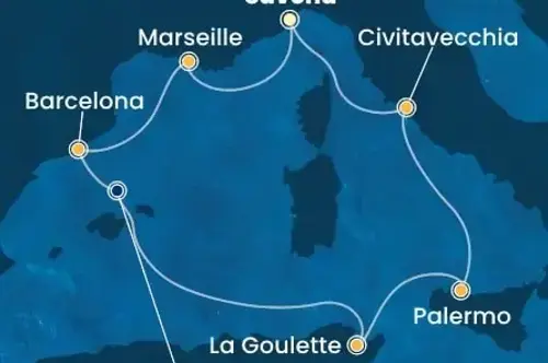 Маршрут круиза