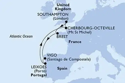 Маршрут круїзу