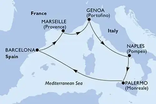 Маршрут круїзу