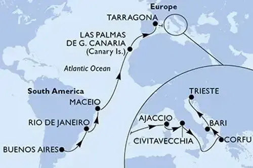 Маршрут круїзу