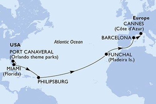 Маршрут круїзу