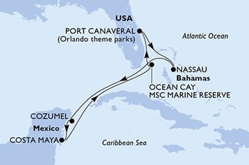 Cruise itinerary