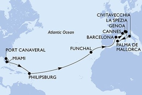 Маршрут круїзу