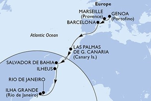 Маршрут круїзу