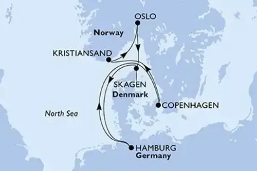 Маршрут круиза