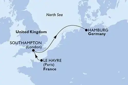 Маршрут круиза