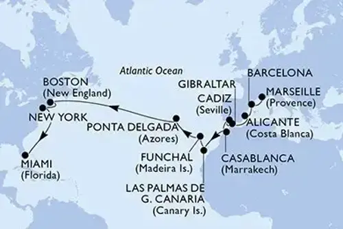 Маршрут круїзу