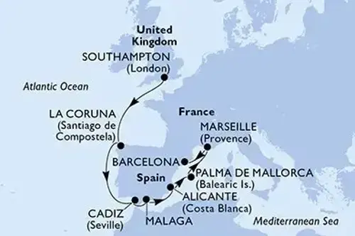 Маршрут круїзу