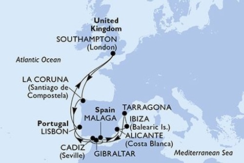 Маршрут круїзу