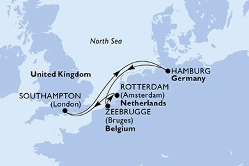 Маршрут круиза