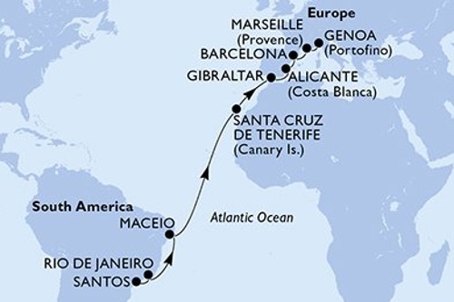 Маршрут круїзу