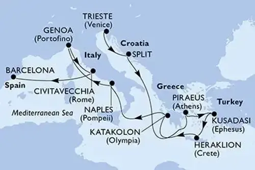 Маршрут круїзу