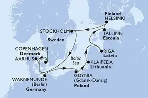 Маршрут круїзу