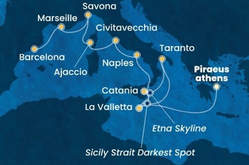 Маршрут круиза