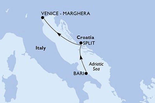 Маршрут круиза