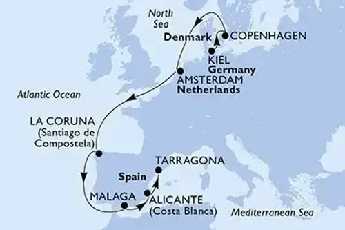 Маршрут круїзу