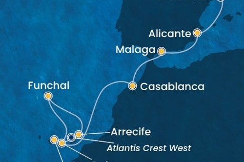 Маршрут круиза