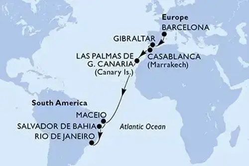 Маршрут круїзу