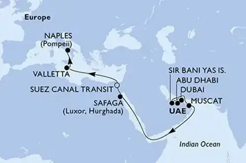 Маршрут круїзу