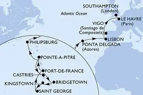 Маршрут круїзу