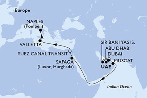 Маршрут круїзу