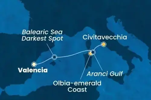 Маршрут круиза