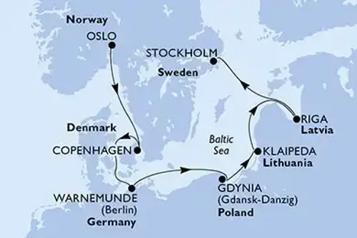 Маршрут круїзу