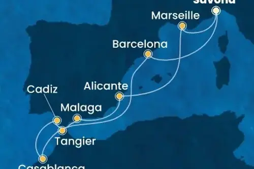 Маршрут круиза